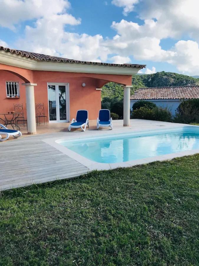 Superbe Villa Avec Piscine Vue Mer, Proche Plage Et Porticcio Pietrosella Buitenkant foto