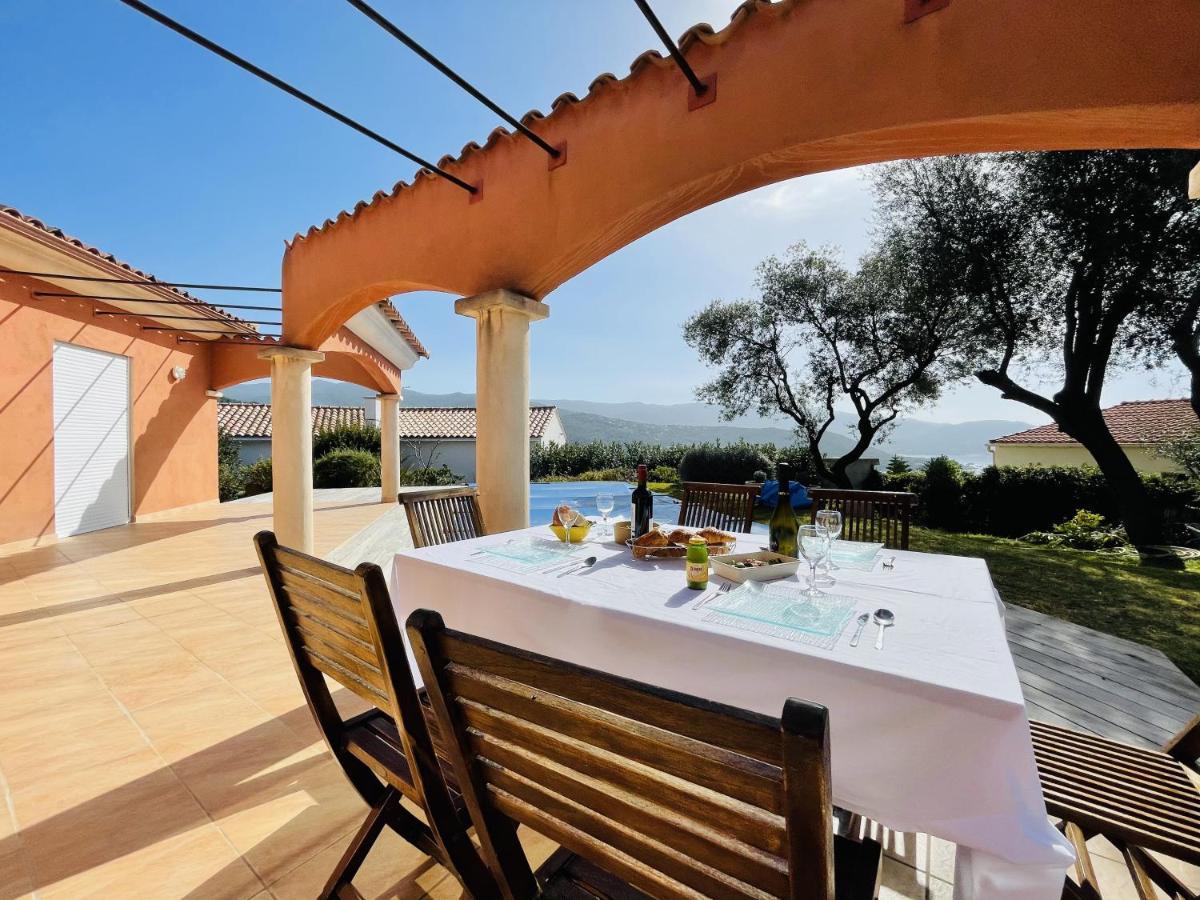 Superbe Villa Avec Piscine Vue Mer, Proche Plage Et Porticcio Pietrosella Buitenkant foto